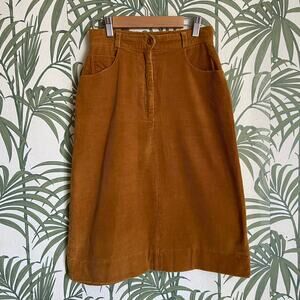 Vintage Corduroy Pencil Skirt